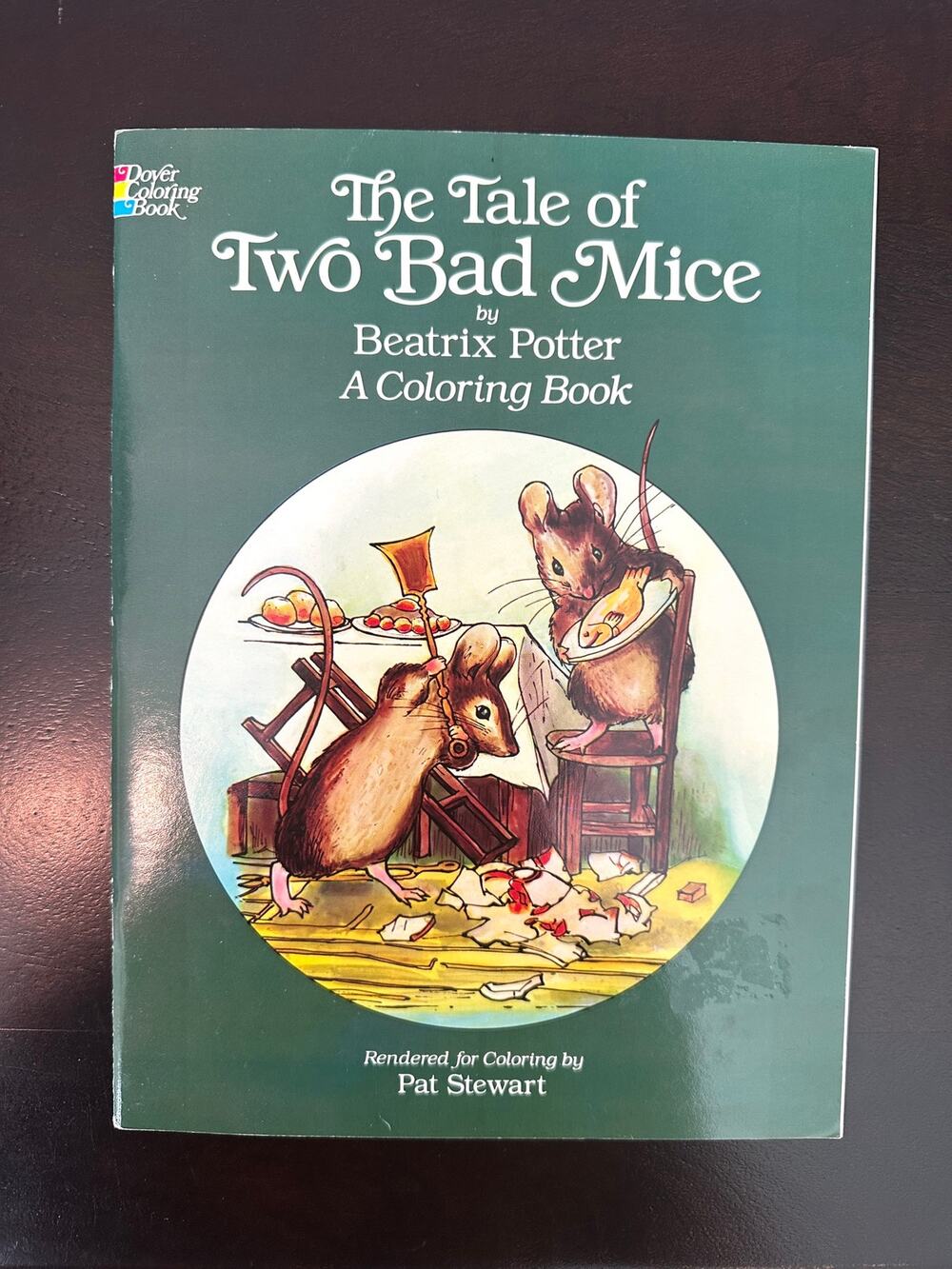 Vintage 1982 Beatrix Potter The Tale of Two Bad Mice Coloring Book Dover